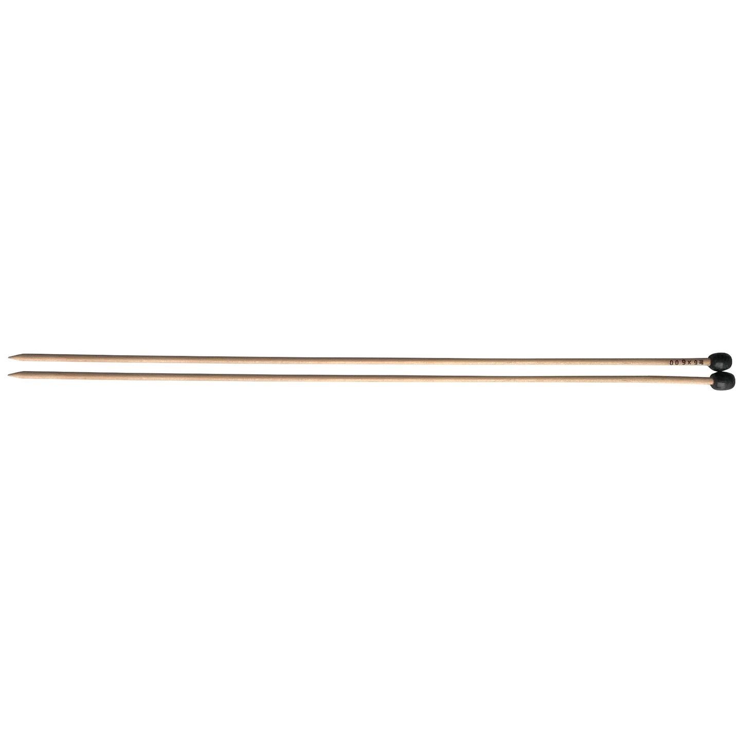 Knitting needle 6mm unwaxed