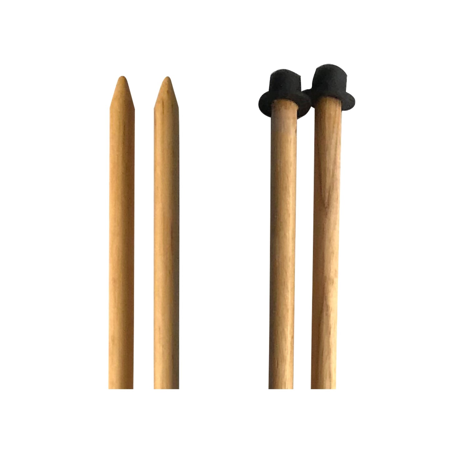 Knitting needle 15mm unwaxed